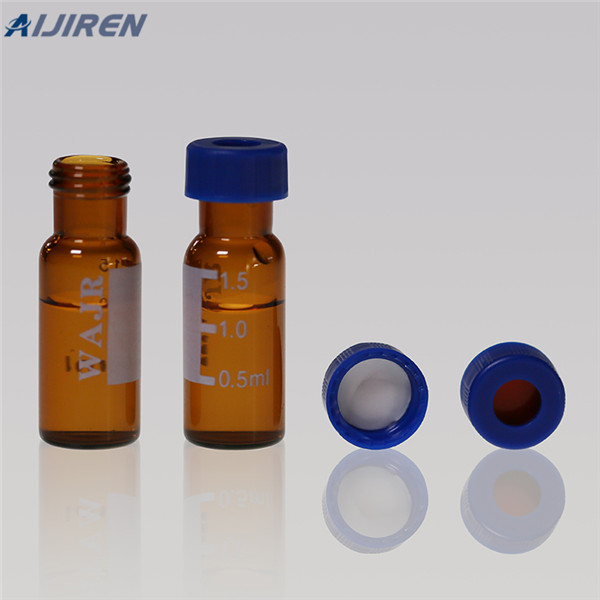 vwr 2ml 9mm screw thread vials in amber with patch